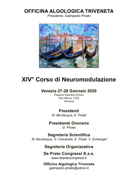 XIV CORSO DI NEUROMODULAZIONE