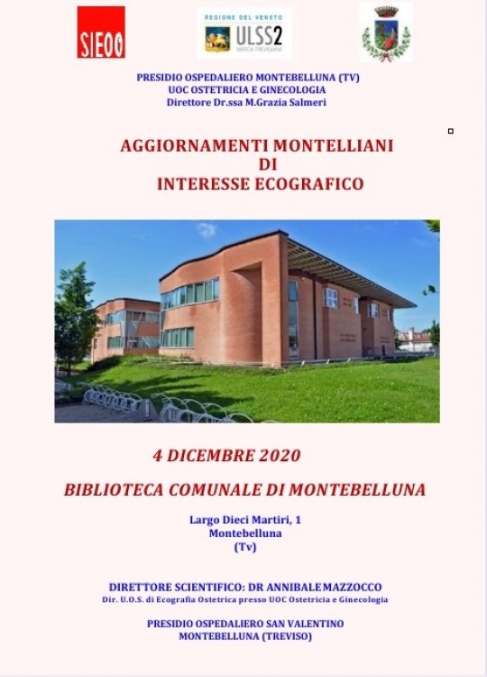 AGGIORNAMENTI MONTELLIANI DI INTERESSE ECOGRAFICOEVENTO ANNULLATO