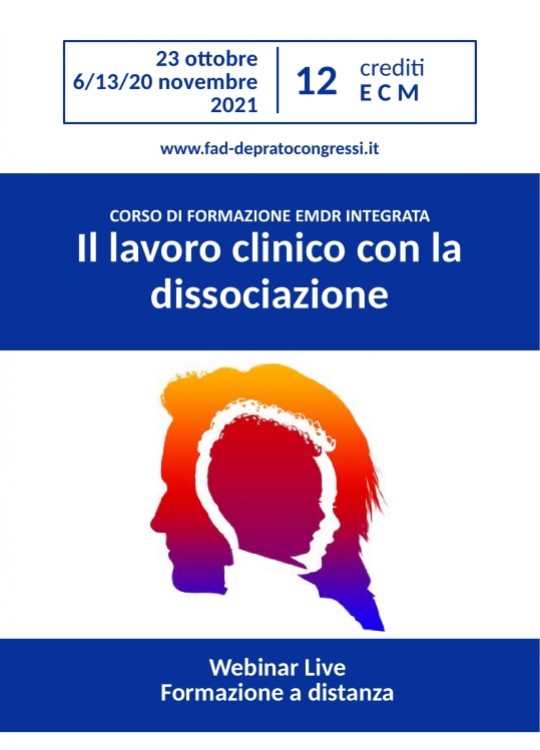 Corso di formazione EMDR integrata. Il lavoro clinico con la dissociazione