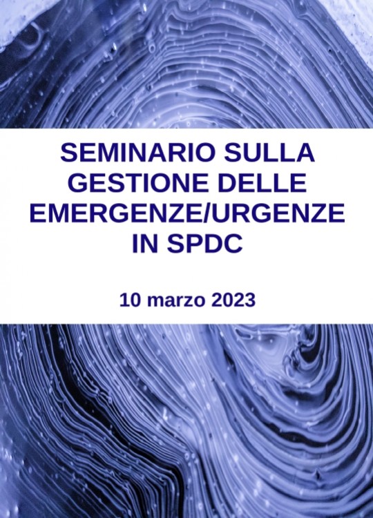 Seminario sulla gestione delle emergenze / urgenze in SPDC