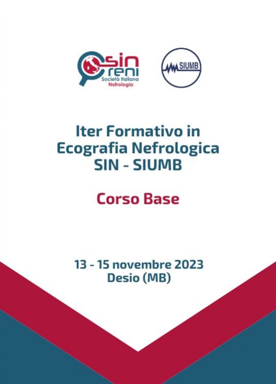 Iter Formativo in Ecografia Nefrologica SIN - SIUMB Corso Base