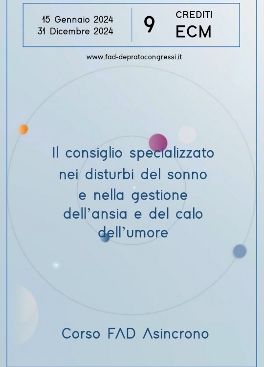 Il consiglio specializzato nei disturbi del sonno e nella gestione dell’ansia e del calo dell’umore